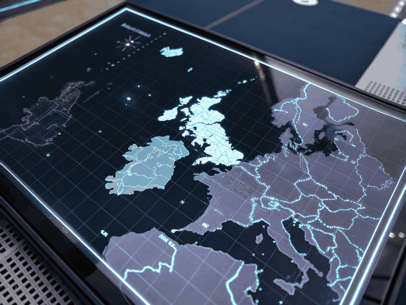 Map showing Vertex Aerial Services drone service hubs across the UK